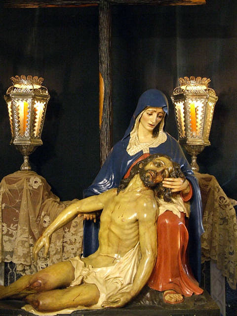 Piedad de La Carolina obra de Palma Burgos de 1941