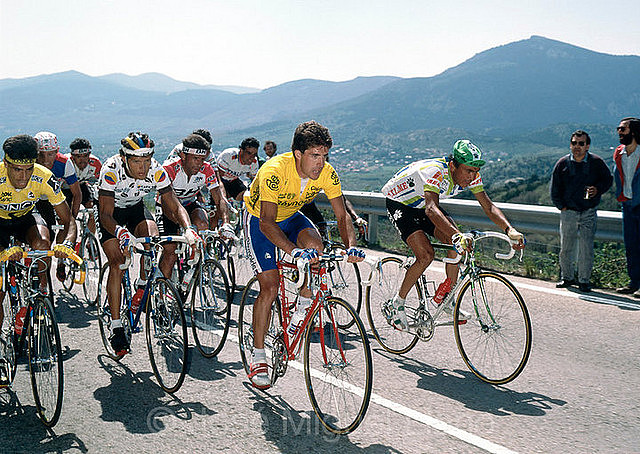 Perico-Vuelta1989-Navacerrada-Parra-Santos Hernandezi-Pino