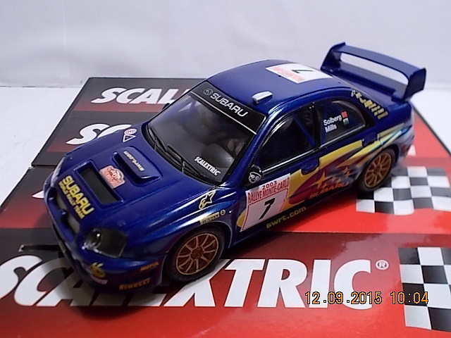 SUBARU IMPREZA E3 WRC MONTECARLO  P.SOLBERG 2003 (TECNITOYS) Ref SCX PRO