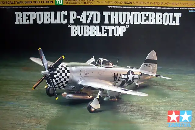 Tamiya - P47D Bubble Top - 1-72