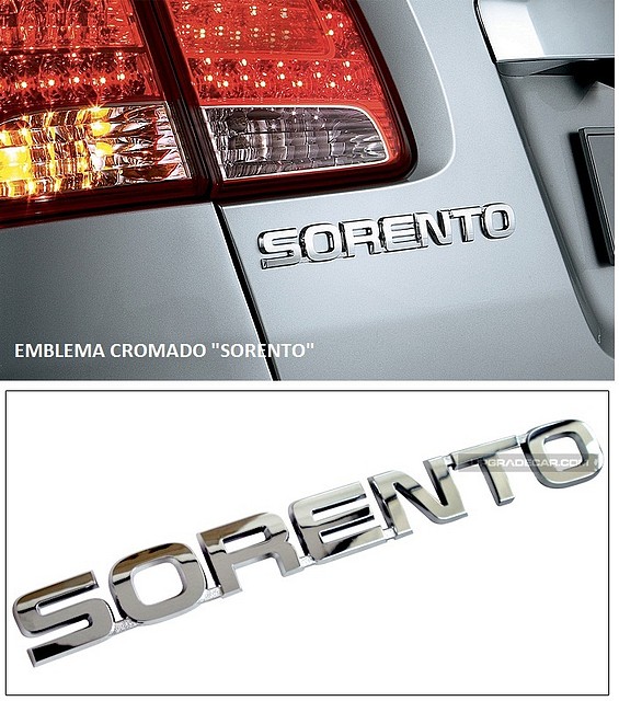 emblema sorento .KSR-SAG-8303.Upgradecar