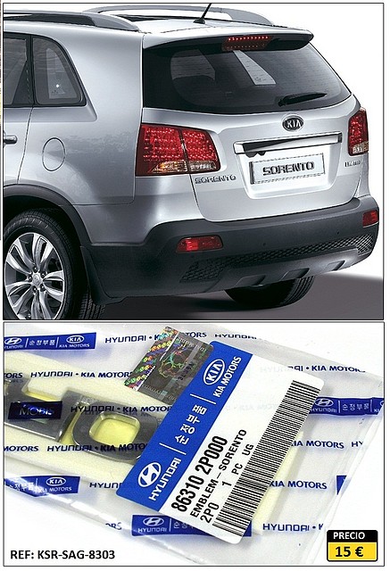 emblema sorento2 .KSR-SAG-8303.Upgradecar