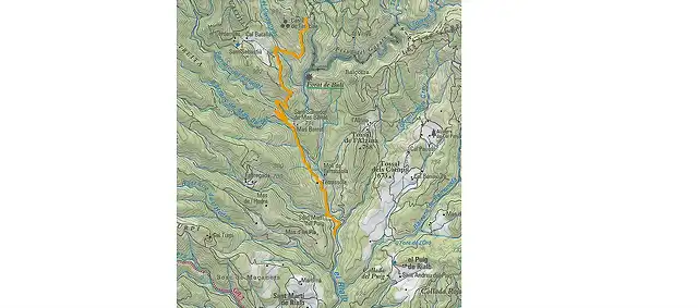 mapa perfil forat de bul