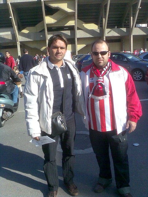 Con Juan Sanchez