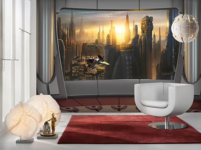 FOTOMURALES STAR WARS CORUSCANT VIEW FOTOMURALES STAR WARS CORUSCANT VIEW