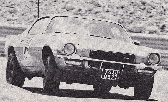Chevrolet Camaro -JC Geurie - Mobil Economy Run '71 Chevrolet Camaro -JC Geurie - Mobil Economy Run '71