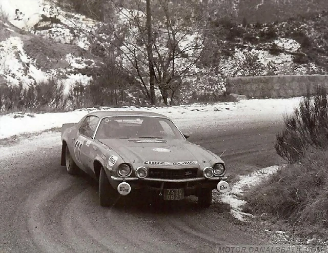 Chevrolet Camaro - Rouget-Rolland - Montecarlo '73 - 01 Chevrolet Camaro - Rouget-Rolland - Montecarlo '73 - 01