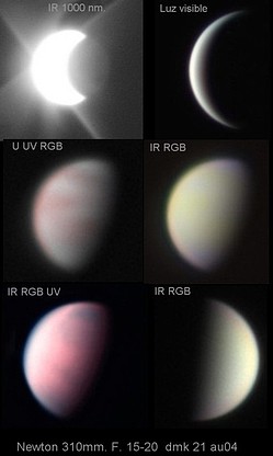 Venus varios filtros