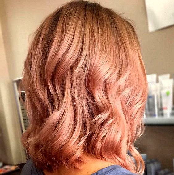 Tendencias y Estilos para Tintes Rosegold Moldeado