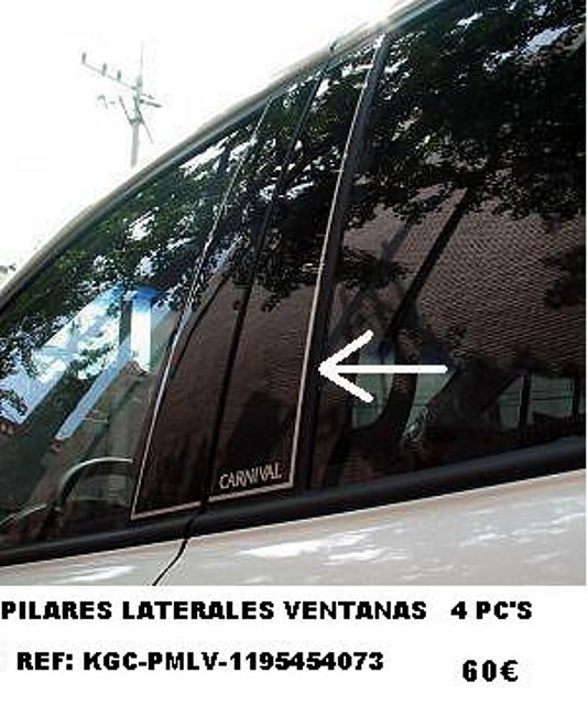 Embellecedor pilar lateral ventana.KGC-PMLV-1195454073.Knbox