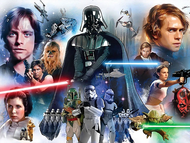 FOTOMURAL STAR WARS COLLAGE FOTOMURAL STAR WARS COLLAGE