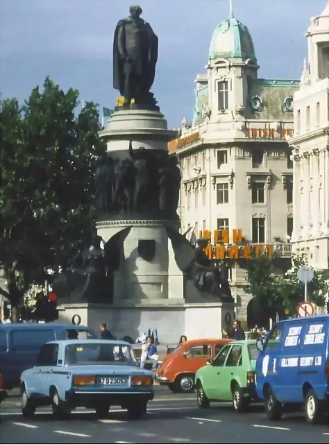 Dublin - O?Connell Street mit Denkmal von Daniel O?Connell