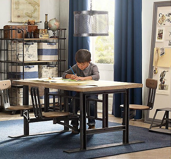 Vintage-Industrial-Kids-Playroom-Ideas-13