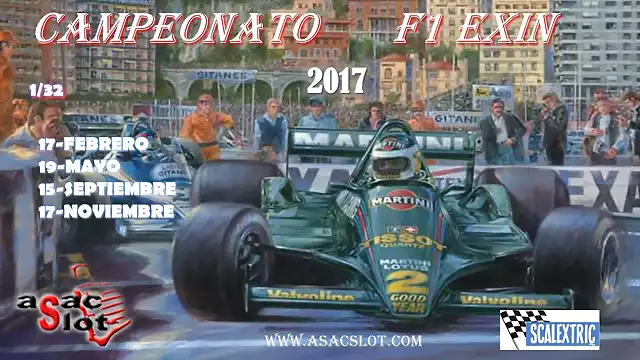 CARTEL F1 EXIN 2017