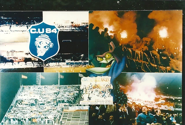 ultras sur con montaje marsella foto bbbb