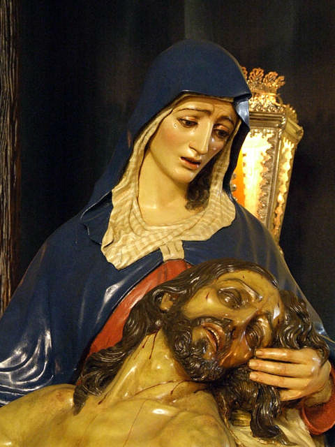 Piedad de La Carolina obra de Palma Burgos de 1941