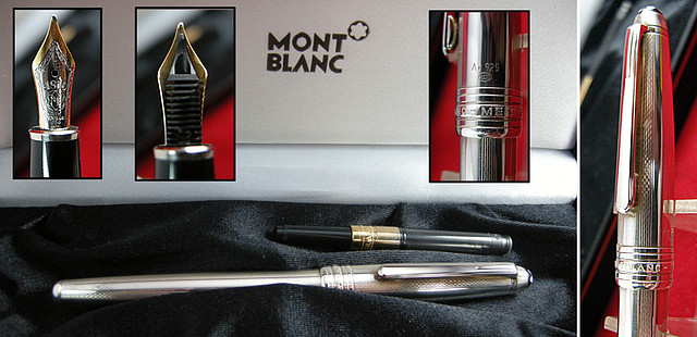 Mont Blanc Silver FP NOS, Box, 2.0 (Chica) Mont Blanc Silver FP NOS, Box, 2.0 (Chica)