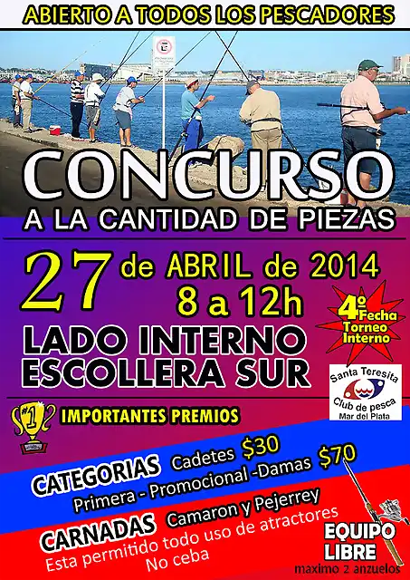 Afiche 4 fecha campeonato interno