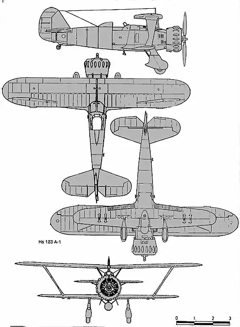 Henschel_Hs_123_drawing