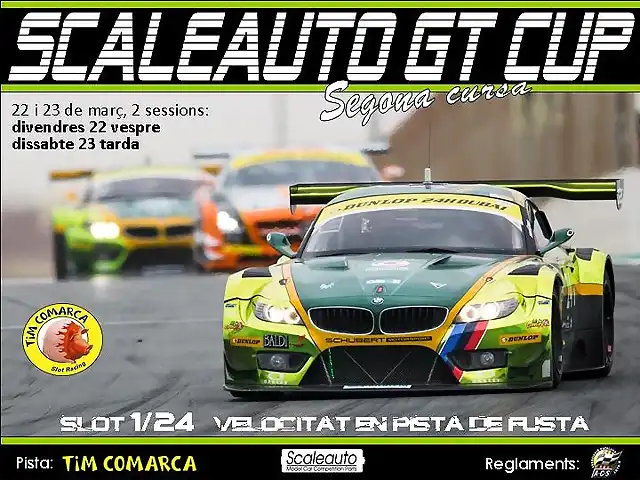 Cartell Scaleauto GT - Cursa 2b