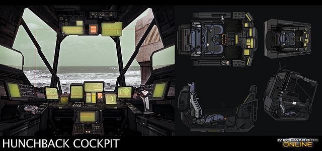 MechWarrior Online Hunchback Cockpit