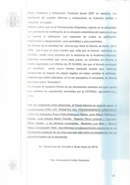 INFORME FISCALIA 33