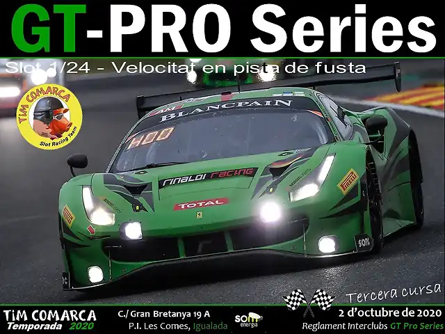 Cartell GT Pro - cursa 3