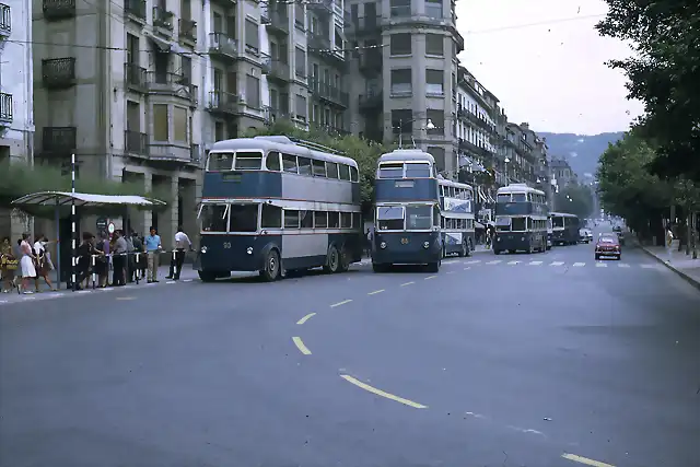 San Sebastian - Doppeldecker Bus, 1968