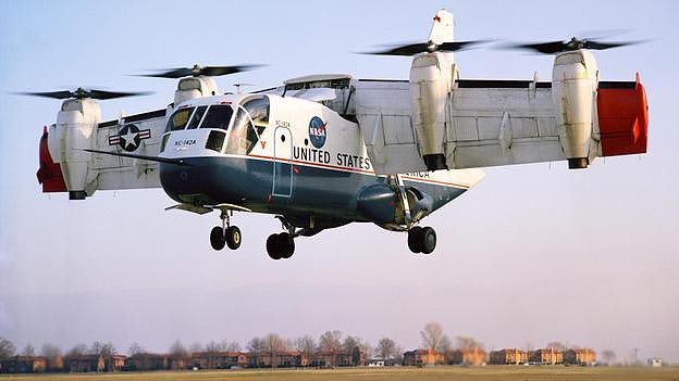 El predecesor del Osprey el Ling-Temco-Vought XC142A El predecesor del Osprey el Ling-Temco-Vought XC142A