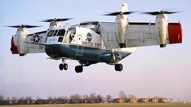 El predecesor del Osprey el Ling-Temco-Vought XC142A