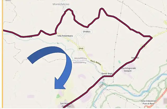 frossombrone- 0,8 km -11%