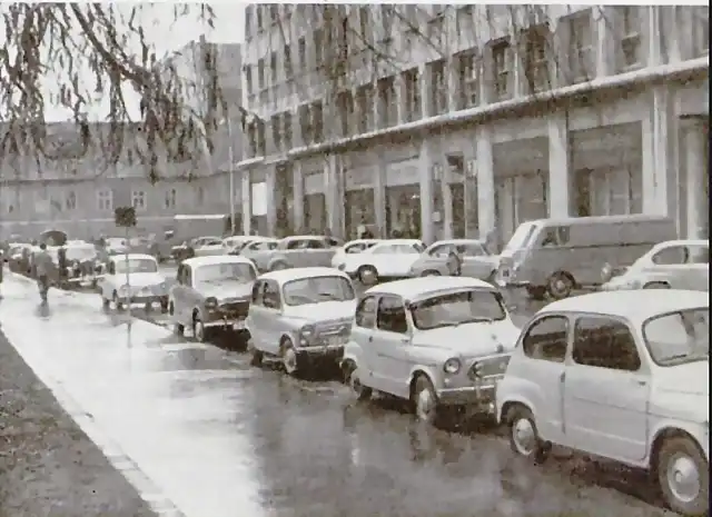 Ljubljana ? Da durfte man noch ?berall parken, 1964