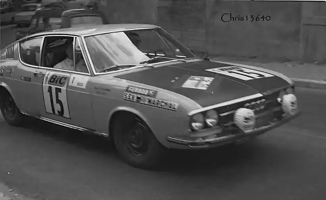 Audi 100S Coupe - TdF'71 - Van Den Bruwene