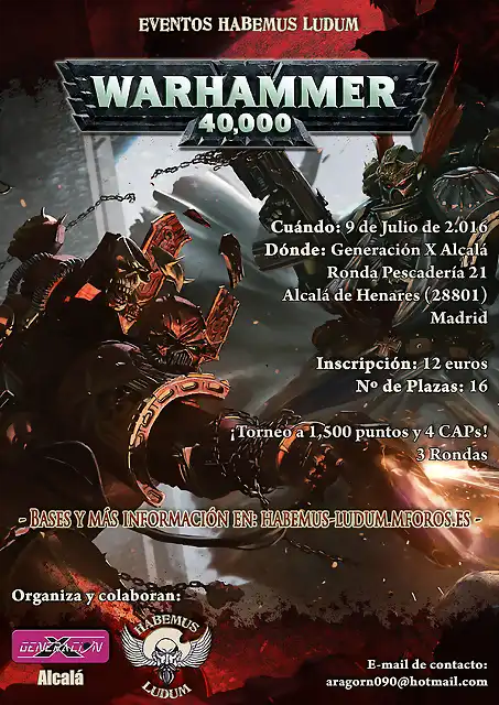 Cartel Torneo 40K_GenX