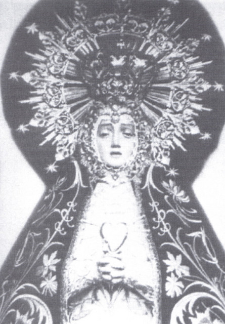 Virgen Dolores antigua rostro