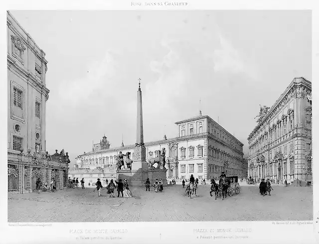 Piazza Rome dans sa grandeur