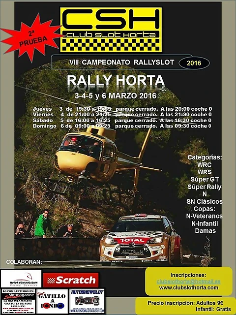 Poster rally de horta