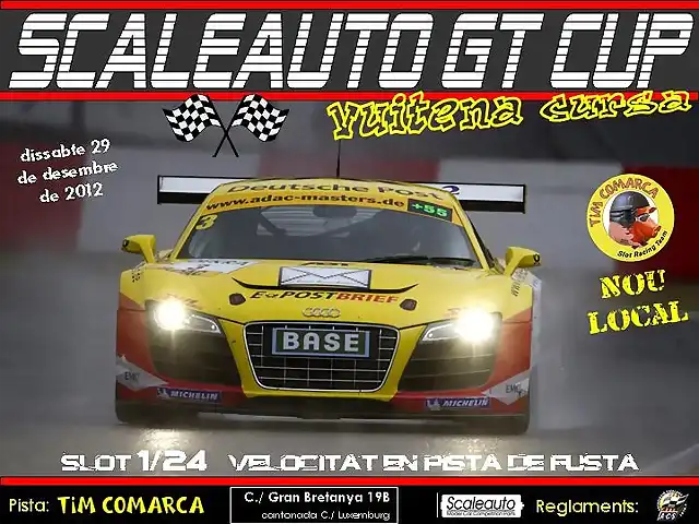 Cartell Scaleauto GT - Cursa 8