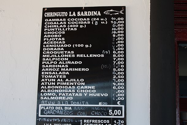 Cartel la sardina