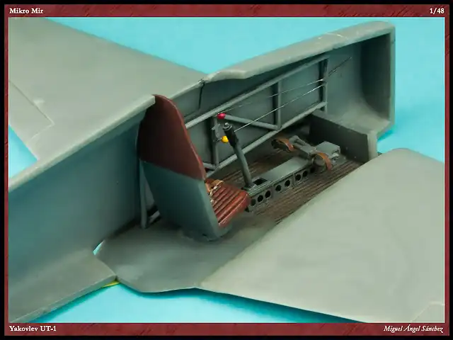 Mikro Mir  1_48 Yakolev UT-1 12 Cockpit interior 07
