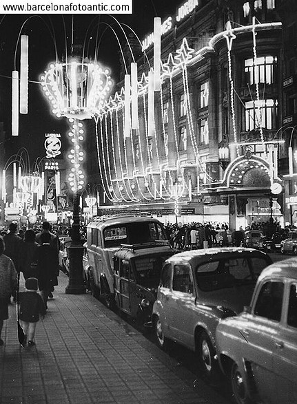 Barcelona Av. Portal de l'Angel 1962