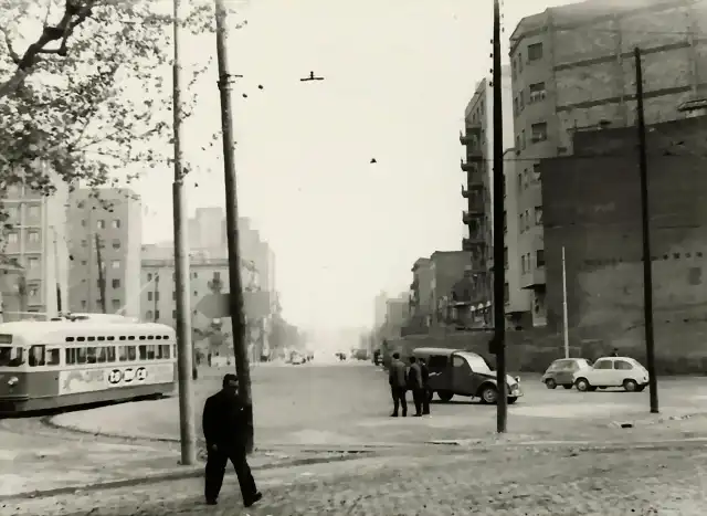 Barcelona Av. de Madrid - c. de Sants 1965