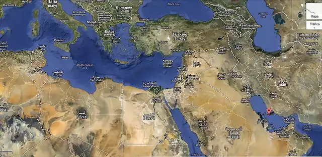 Mapa Oriente proximo
