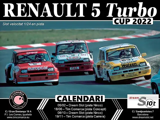 Cartell Renault 5 Eurocup