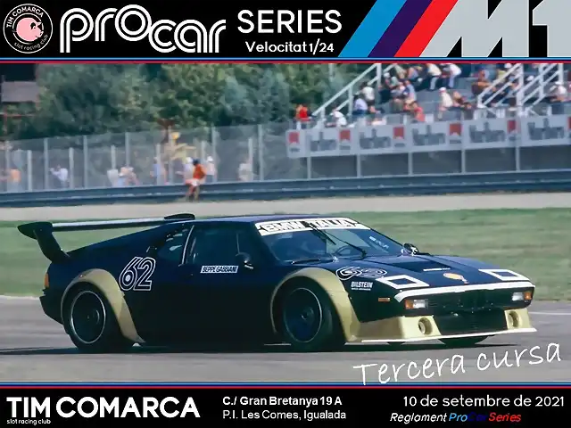 Cartell ProCar Series - Cursa 3