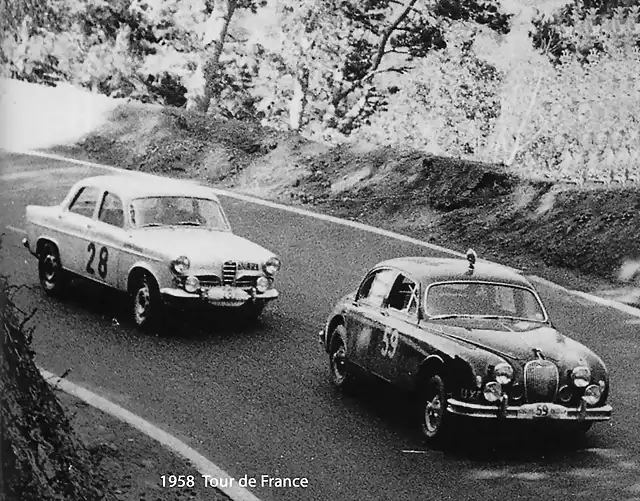 1958 Tour de France - Jaguar & Alfa Romeo