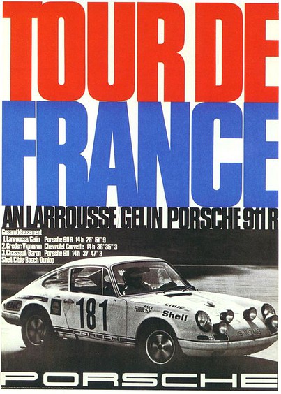 Cartell Porsche TdF '69