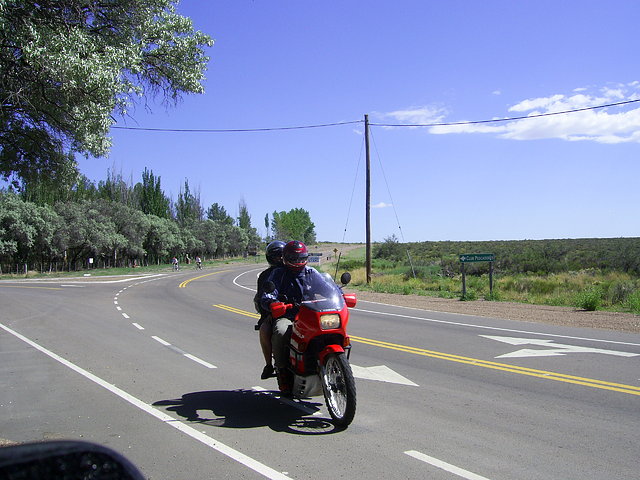 Pablo M llegando a El Nihuil