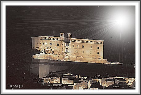 Castillo de Illueca_iluminado Castillo de Illueca_iluminado