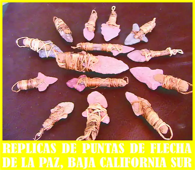 LA PAZ, BAJA CALIFORNIA SUR, REPLICAS DE FLECHAS, CUCHILLOS Y LANZAS 001